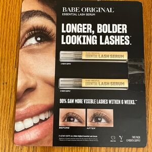 Babe Original essential lash serum two pack 6 month supply - damaged packaging